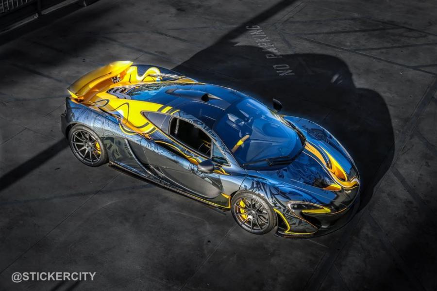  McLaren P1 Tatoo Edition by Sticker City 2015 года  (фото 7 из 23)